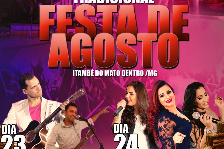 Festa de Agosto começa nesta sexta em Itambé do Mato Dentro
