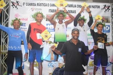 Atletas recebem premiação durante 6ª edição da Corrida Rústica e Caminhada da Família Creche Bom Pastor- Veja Fotos