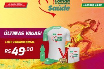 Lote promocional para Corrida & Caminhada da Saúde está perto de acabar
