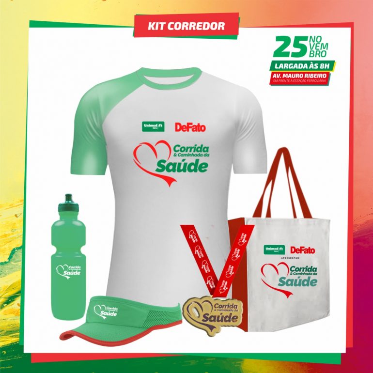 Primeiro lote da Corrida & Caminhada da Saúde termina dia 12