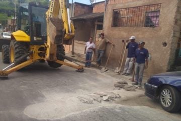 Prefeitura remove quebra-molas construídos por populares no bairro São Cristóvão