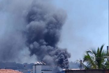 Fumaça na Usiminas em Ipatinga assusta moradores