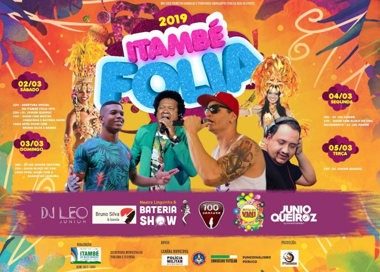 Itambé Folia promete animar foliões no Carnaval 2019