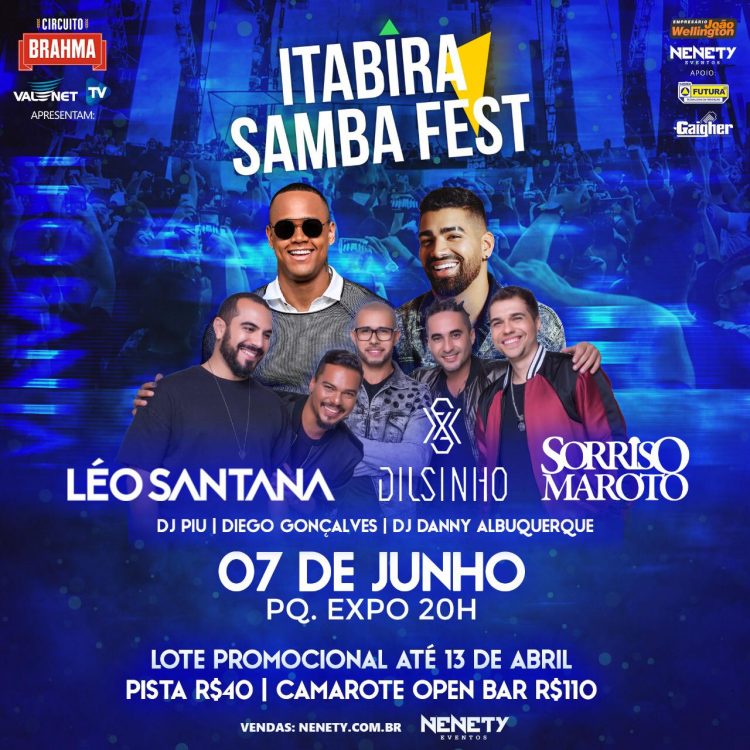 Show de Léo Santana muda de data e ganha companhia de Dilsinho e Sorriso Maroto