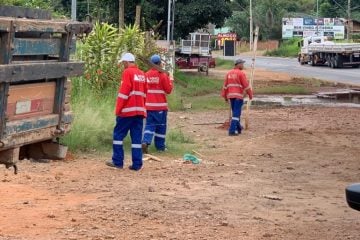 Deer-MG dá início a obras para conter alagamentos na MG-129, no bairro Chapada, em Itabira