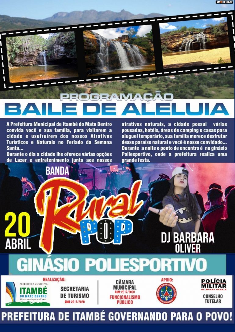Baile de Aleluia esquenta o feriadão em Itambé do Mato Dentro