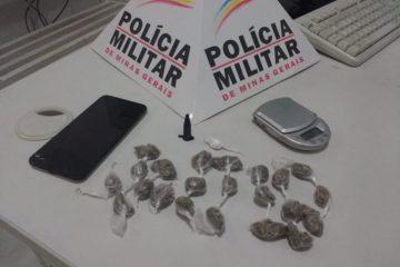 PM apreende menor infrator e drogas no bairro Juca Rosa