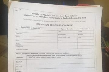 Moradores de Barão já preparam inventário de bens temendo rompimento de barragem