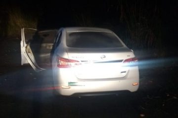 Carro roubado no trevo de Barão de Cocais é encontrado na MG-434