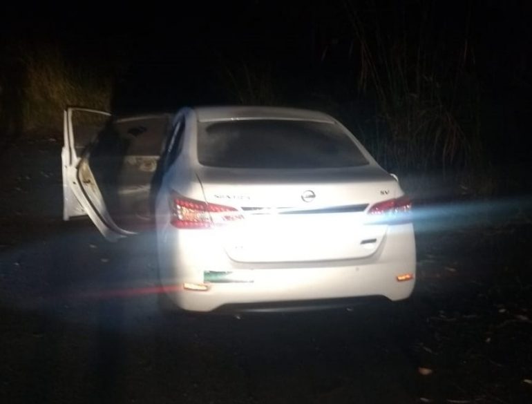 Carro roubado no trevo de Barão de Cocais é encontrado na MG-434