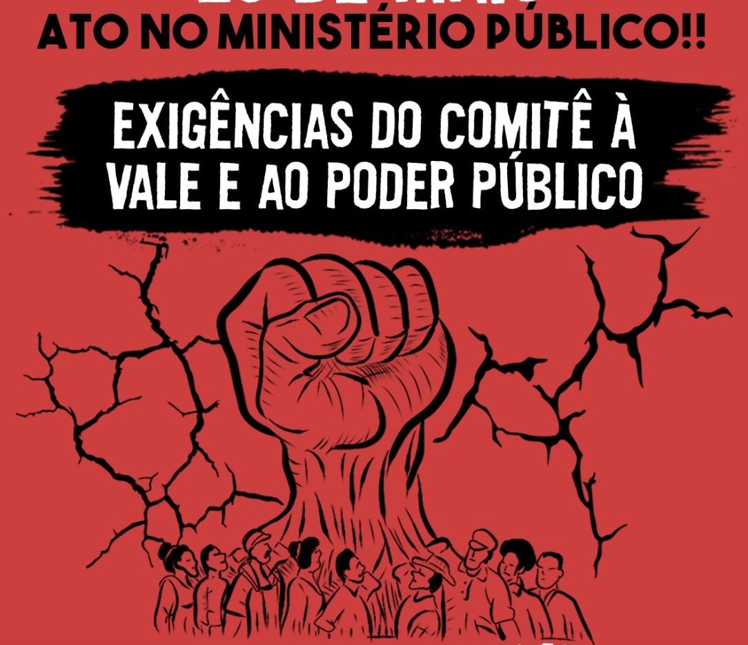 Comitê Popular de Itabira cobra respostas da Vale em documento entregue ao Ministério Público