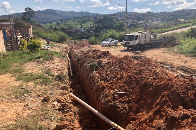 Itabira atinge 91% de tratamento do esgoto com obra no bairro Colina da Praia