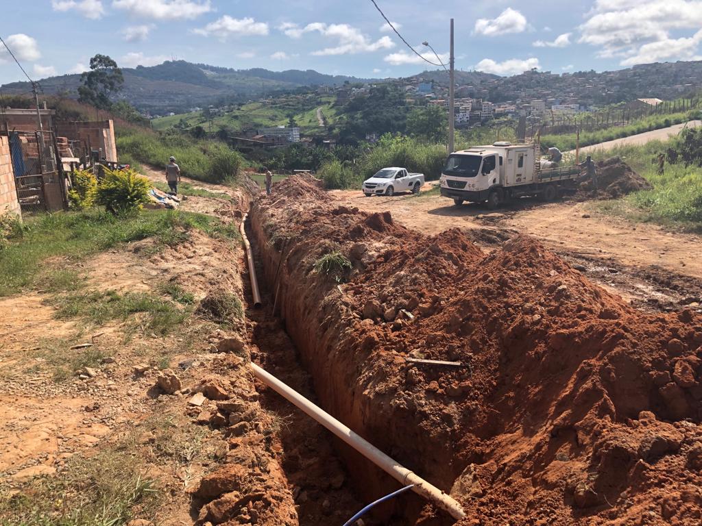 Itabira atinge 91% de tratamento do esgoto com obra no bairro Colina da Praia