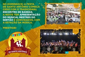 Festa de Santo Antônio começa com comidas típicas e shows em Santa Bárbara