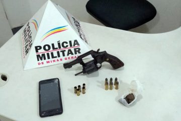 Após disparos, Polícia Militar apreende arma e drogas no bairro Hamilton