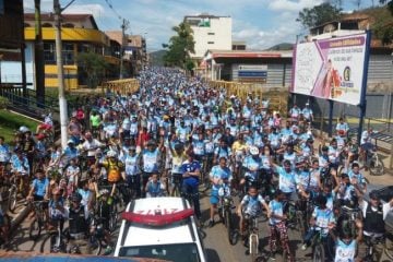 Polícia Militar realiza 4º passeio ciclístico em Barão de Cocais