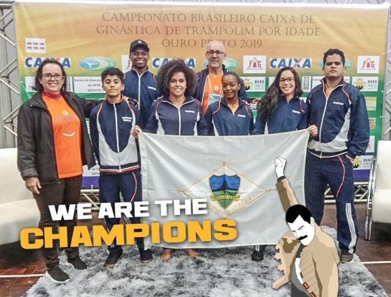 Itabira conquista três medalhas no Campeonato Brasileiro de Ginástica de Trampolim