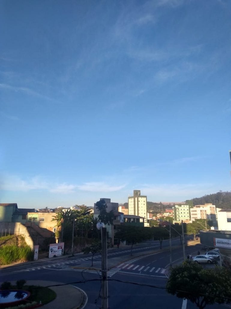 Confira a previsão do tempo para Itabira e região para esta segunda-feira
