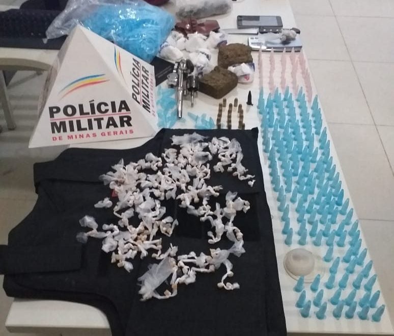 Polícia Militar prende suspeito de tráfico de drogas em Itabira