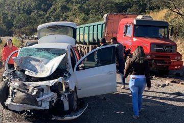 Acidente interdita BR-381 na manhã desta segunda-feira