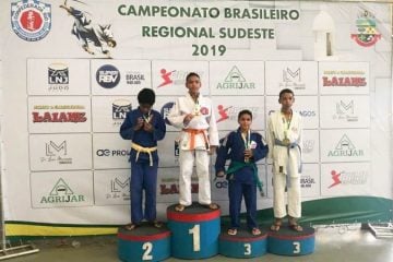 Judoca itabirano de 15 anos conquista bronze em etapa regional de Campeonato Brasileiro