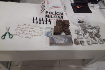 PM prende três homens e apreende crack, cocaína e maconha no São Bento