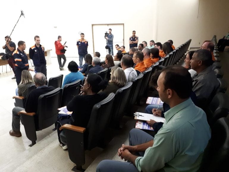 Defesa Civil recorre a líderes comunitários para mobilizar população para o simulado de Itabira