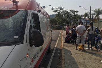 Idosa de 84 anos é atropelada por motocicleta em Itabira