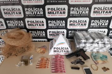 Dinheiro falso, armas e drogas são apreendidos em megaoperação da PM em Nova Era