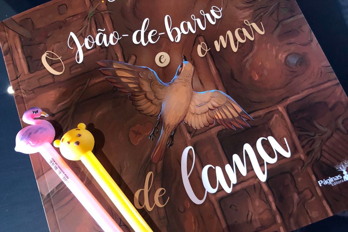 Livro com joão-de-barro conta história da lama de Mariana a crianças
