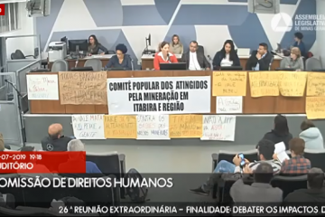 ALMG debate mineração em Itabira; VEJA AO VIVO!