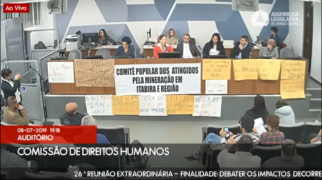 ALMG debate mineração em Itabira; VEJA AO VIVO!