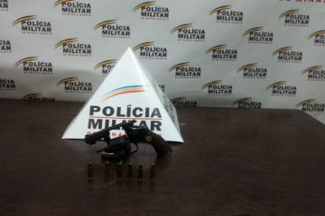 Homem é detido em Santa Bárbara com revólver pendurado em pescoço