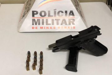 Homem é flagrado com arma durante batida policial em Ferros