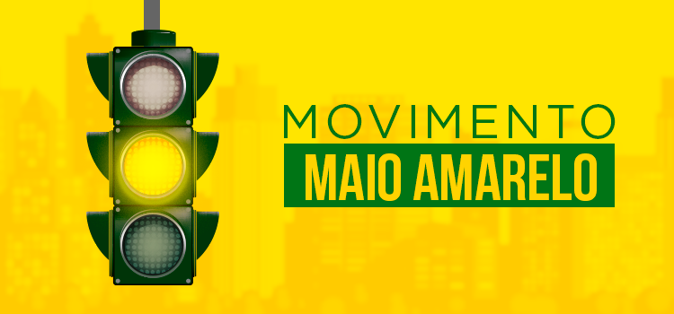 Campanha “Maio Amarelo” visa conscientizar motoristas sobre cuidados no trânsito