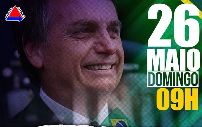 Itabira terá manifestação pró-Bolsonaro no domingo