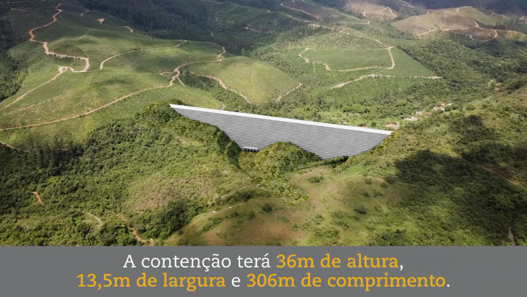 Imagem: Vídeo da Vale mostra as obras emergenciais em Barão de Cocais