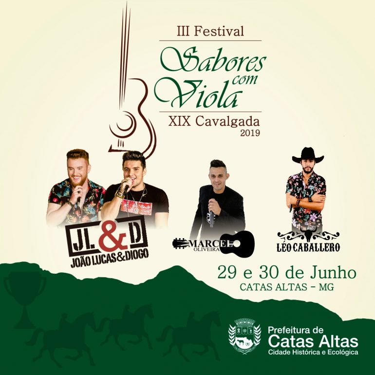 III Sabores com Viola e XIX Cavalgada começam neste sábado em Catas Altas