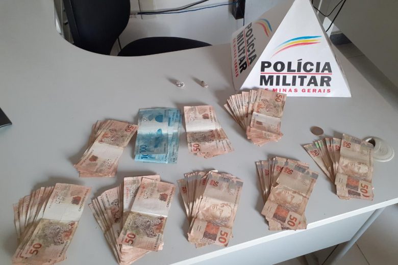 Homem é preso com droga e R$ 7.601 em dinheiro em Itabira