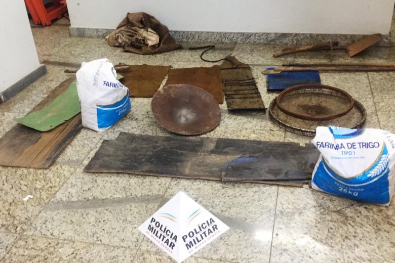 Polícia descobre garimpo clandestino e prende três em flagrante