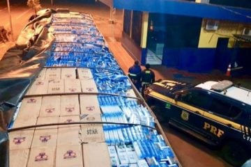 Operação apreende 1,5 milhão de carteiras de cigarros contrabandeadas