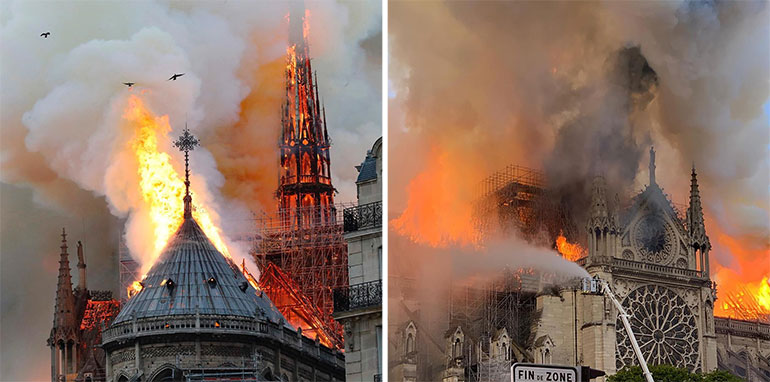 França pede ajuda para a reconstrução da Catedral de Notre-Dame