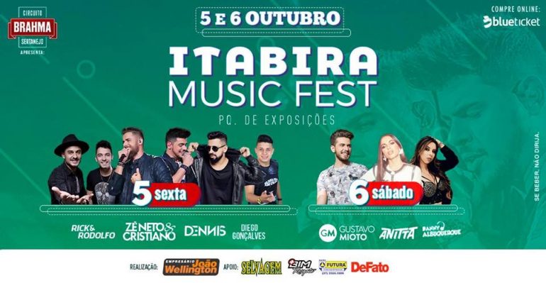 Faltam poucos dias para o Itabira Music Festival