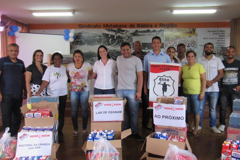 Metabase doa 1,5 mil litros de leite a entidades beneficentes de Itabira