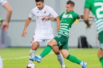 Renan Oliveira joga na Liga Europa em partida que levou até presidente ao estádio