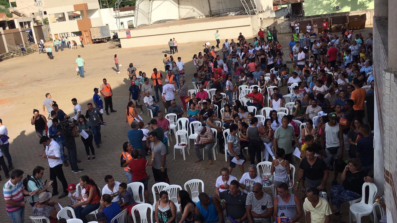 Carro de som falha na hora de simulação de evacuação em Barão de Cocais