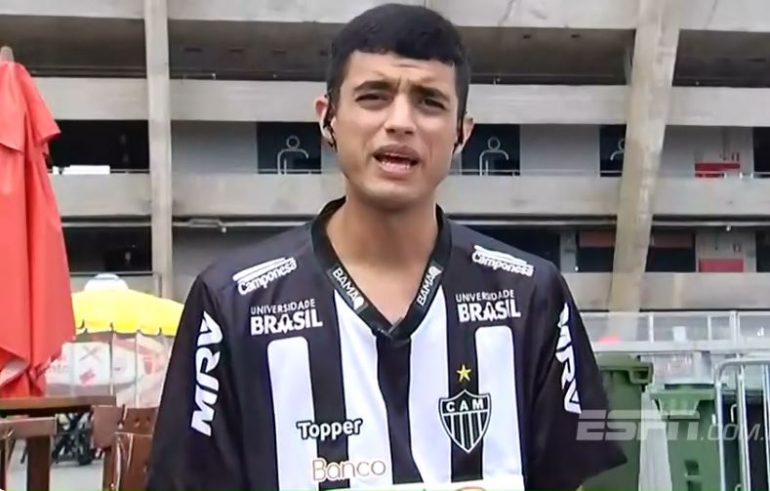 Itabirano Thiago Skp participa de programa na ESPN e analisa clássico na final do Mineiro
