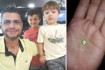Enfermeiro salva o próprio filho que introduziu bala no nariz