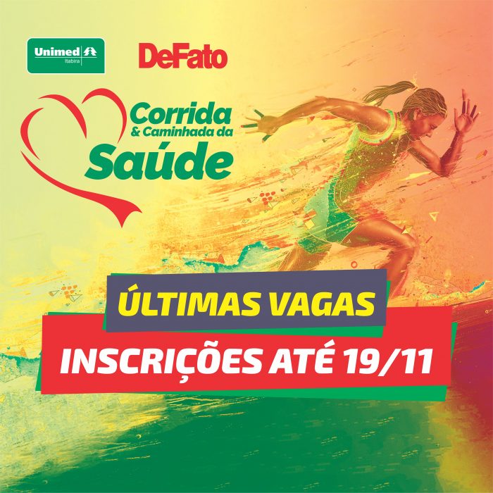 Inscrição para a Corrida & Caminhada da Saúde termina hoje