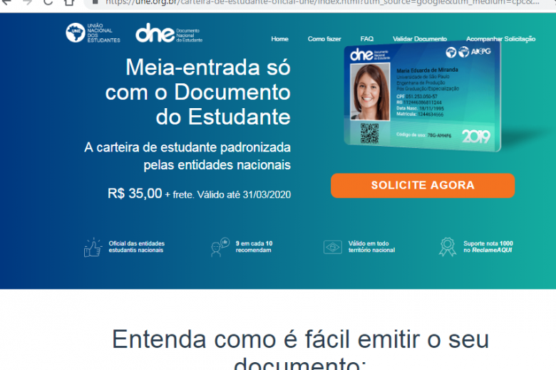 Governo Bolsonaro quer nova carteira de identificação para estudantes